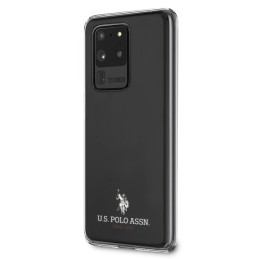 Etui US Polo Shiny do Galaxy S20 Ultra, czarny