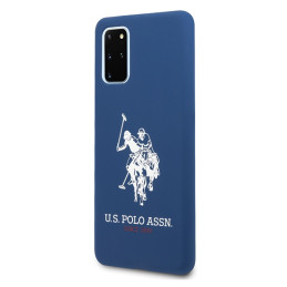 Etui US Polo Silicone Collection do Galaxy S20+,granatowe