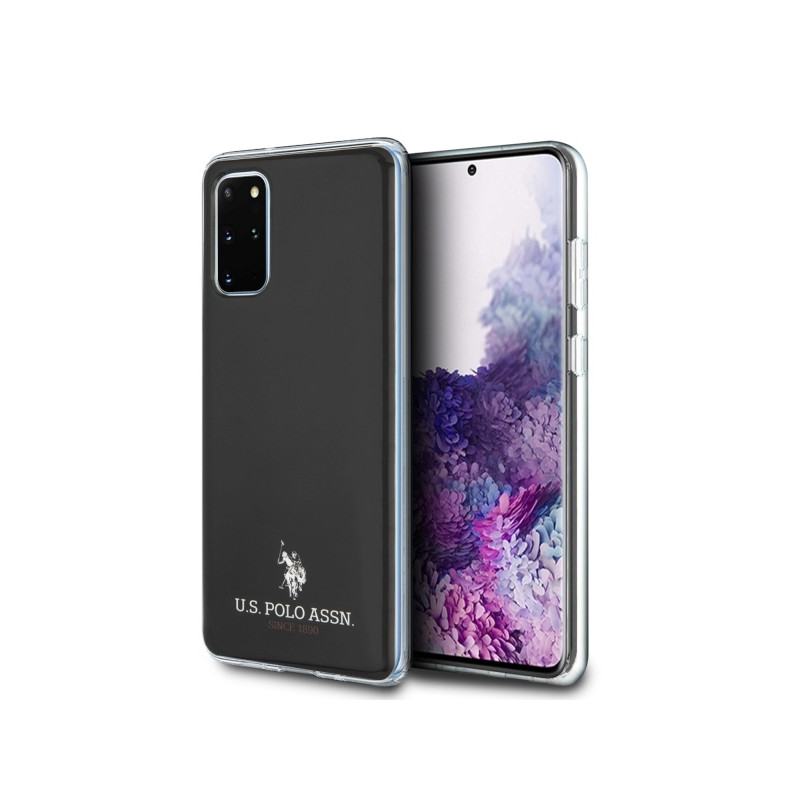Etui US Polo Shiny do Galaxy S20+, czarne