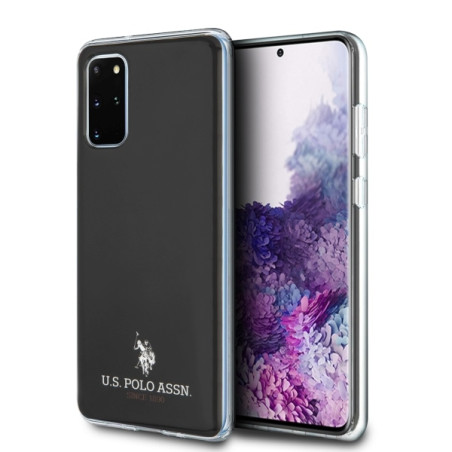 Etui US Polo Shiny do Galaxy S20+, czarne