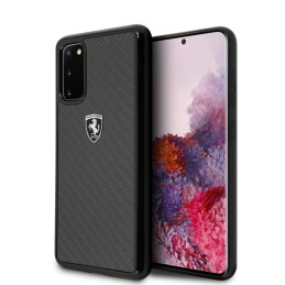 Etui Ferrari Hardcase Carbon Heritage do Galaxy S20, czarne
