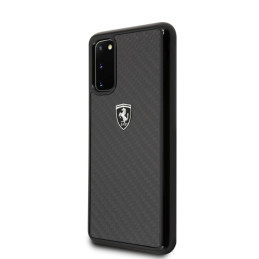 Etui Ferrari Hardcase Carbon Heritage do Galaxy S20, czarne