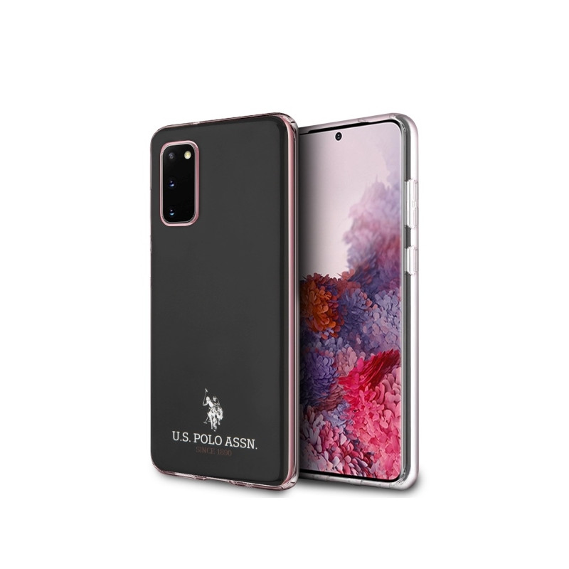 Etui US Polo Shiny do Galaxy S20, czarne