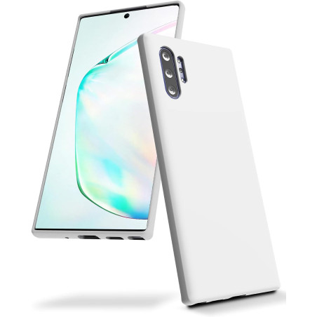 Etui Mercury Silicone do Galaxy Note 10+, jasnoszare