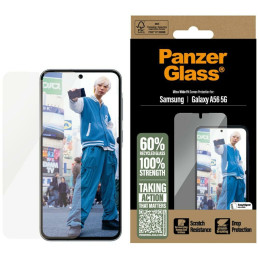Szkło hartowane na cały ekran PanzerGlass Ultra-Wide Fit do Galaxy A56 5G, przezroczyste