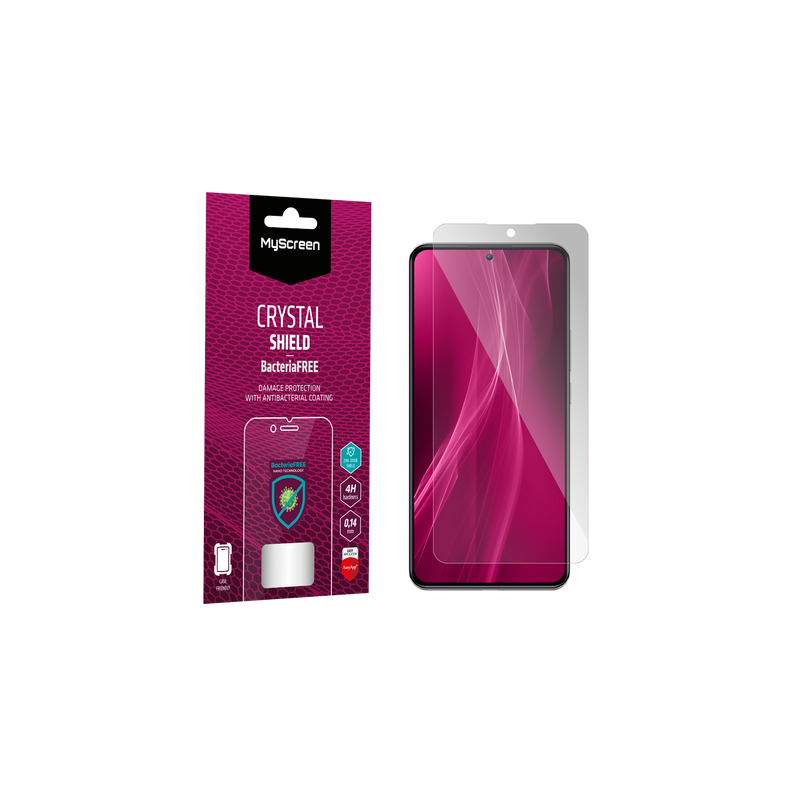 Folia ochronna MS CRYSTAL BacteriaFREE do Galaxy A56, z aplikatorem