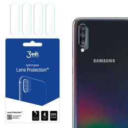 Szkło na obiektyw aparatu 3mk Lens Protection do Samsung Galaxy A70, 4szt