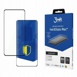 Szkło Hartowane 3MK HardGlass Max do Galaxy A55 5G, czarna ramka