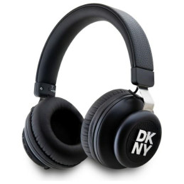 Słuchawki nauszne DKNY Metal Logo Bluetooth, czarne Metal Logo
