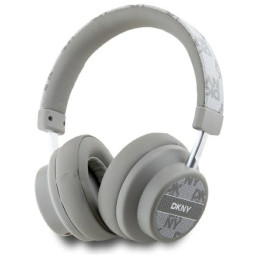 Słuchawki nauszne DKNYCheckered Pattern Bluetooth, beżowy/beige