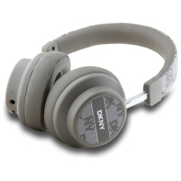 Słuchawki nauszne DKNYCheckered Pattern Bluetooth, beżowy/beige
