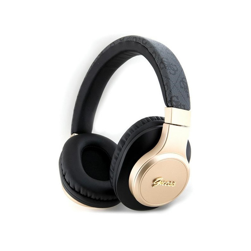Słuchawki nauszne Guess 4G Script Bluetooth, czarne
