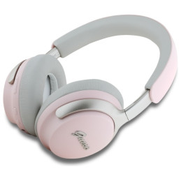 Słuchawki nauszne Guess DB Metal Script Logo Bluetooth ANC/ENC, różowy/pink