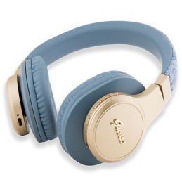 Słuchawki nauszne Guess 4G Script Bluetooth,niebieskie