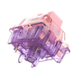 Klawiatura mechaniczna Epomaker RT65     Flamingo Switch szaro-biały/grey-white