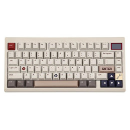 Klawiatura mechaniczna Epomaker TH80 Pro V2 Wisteria Linear Switch biały/white