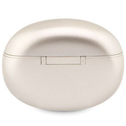 Słuchawki douszne Guess Bluetooth Classic EST Logo TWS + stacja dokująca, złote