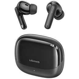 Słuchawki Bluetooth USAMS 5.3 IF27 bezprzewodowe douszne czarny/black