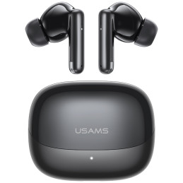 Słuchawki Bluetooth USAMS 5.3 IF27 bezprzewodowe douszne czarny/black