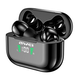 Słuchawki AWEI Bluetooth 5.1 T29P TWS + stacja dokująca czarny