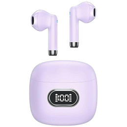 Słuchawki Bluetooth USAMS 5.3 TWS IA IIseries bezprzewodowe purpurowe