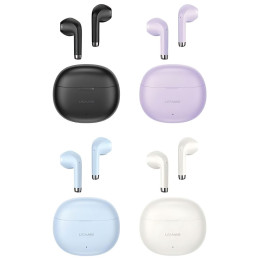Słuchawki USAMS Bluetooth 5.3 TWSSłuchawki Bluetooth USAMSRhymbo Series bezprzewodowe fioletowe