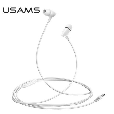 Słuchawki stereo USAMS  EP-37 3,5 mm biały