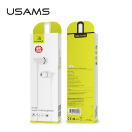 Słuchawki stereo USAMS  EP-37 3,5 mm biały
