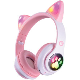 Defender słuchawki Bluetooth Freemotion B585 Led różowy/pink (63585)