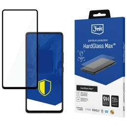 Szkło Hartowane 3MK HardGlass Max do Galaxy A53 5G, czarna ramka