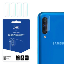 Szkło na obiektyw aparatu 3mk Lens Protection do Samsung Galaxy A50, 4szt