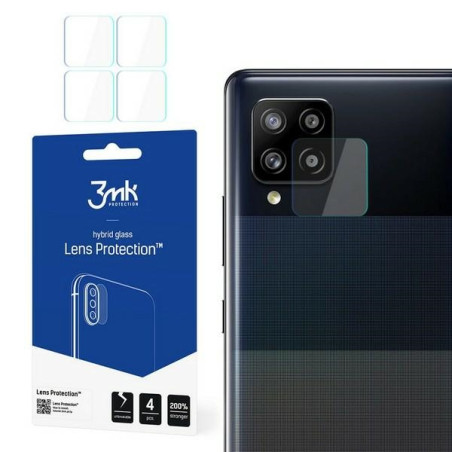 Szkło na obiektyw aparatu 3mk Lens Protection do Samsung Galaxy A42 5G, 4szt