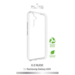 Etui Puro Nude 0.3 do Galaxy A34 5G, przeźroczyste