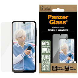 Szkło hartowane na cały ekran PanzerGlass Ultra-Wide Fit do Galaxy A26 5G, przezroczyste