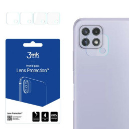 Szkło na obiektyw aparatu 3mk Lens Protection do Samsung Galaxy A22 5G, 4szt