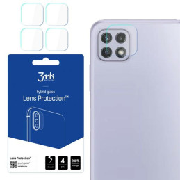 Szkło na obiektyw aparatu 3mk Lens Protection do Samsung Galaxy A22 4G, 4szt
