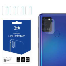 Szkło na obiektyw aparatu 3mk Lens Protection do Samsung Galaxy A21s, 4szt