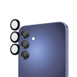 Szkło hartowane na obiektyw aparatu PanzerGlass Hoops Lens Protector do Galaxy A16 / A16 5G, czarne
