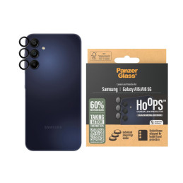 Szkło hartowane na obiektyw aparatu PanzerGlass Hoops Lens Protector do Galaxy A16 / A16 5G, czarne