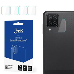 Szkło na obiektyw aparatu 3mk Lens Protection do Samsung Galaxy A12, 4szt