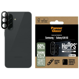 Szkło hartowane na obiektyw aparatu PanzerGlass Hoops Lens Protector do Galaxy A36 5G, przezroczyste