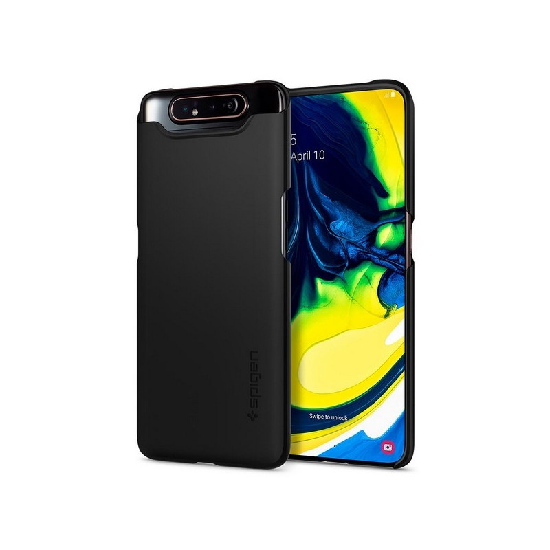 Etui Spigen Thin Fit do Galaxy A80, czarne