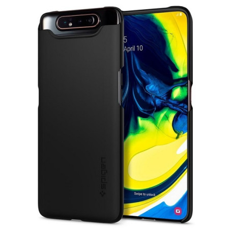 Etui Spigen Thin Fit do Galaxy A80, czarne