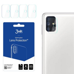 Szkło na obiektyw aparatu 3mk Lens Protection do Samsung Galaxy M51, 4szt