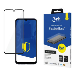 Szkło Hybrydowe 3MK FlexibleGlass Max do Galaxy M34 5G, czarna ramka