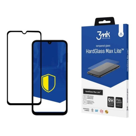 Szkło hartowane 3MK HardGlass Max Lite do Galaxy M15 5G, czarna ramka