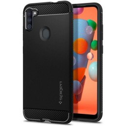 Etui Spigen Rugged Armor do Galaxy M11, czarne