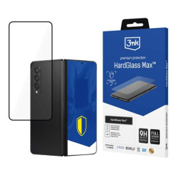Szkło Hartowane 3MK HardGlass Max do Galaxy Z Fold5 (Front), czarna ramka