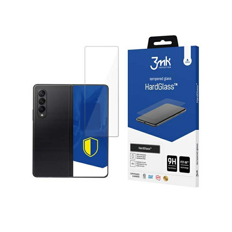 Szkło Hartowane 3MK HardGlass do Galaxy Z Fold3 5G (Front)