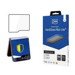 Szkło hartowane 3MK HardGlass Max Lite do Galaxy Z Flip6, czarna ramka